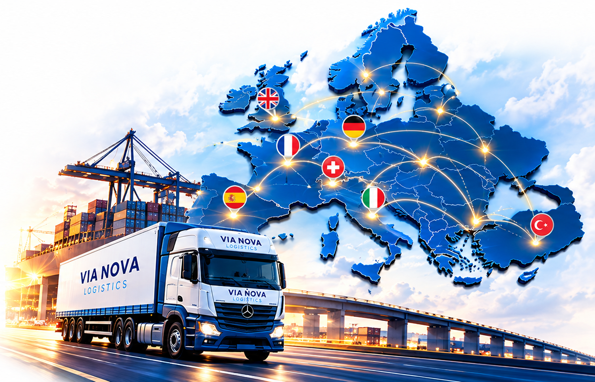 Acoperire internationala ViaNova Logistics
